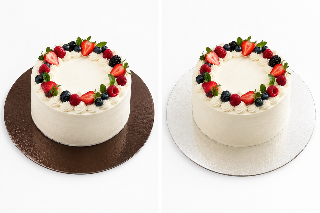 Disco Sottotorta Panna e Cioccolato - Pezzi 30