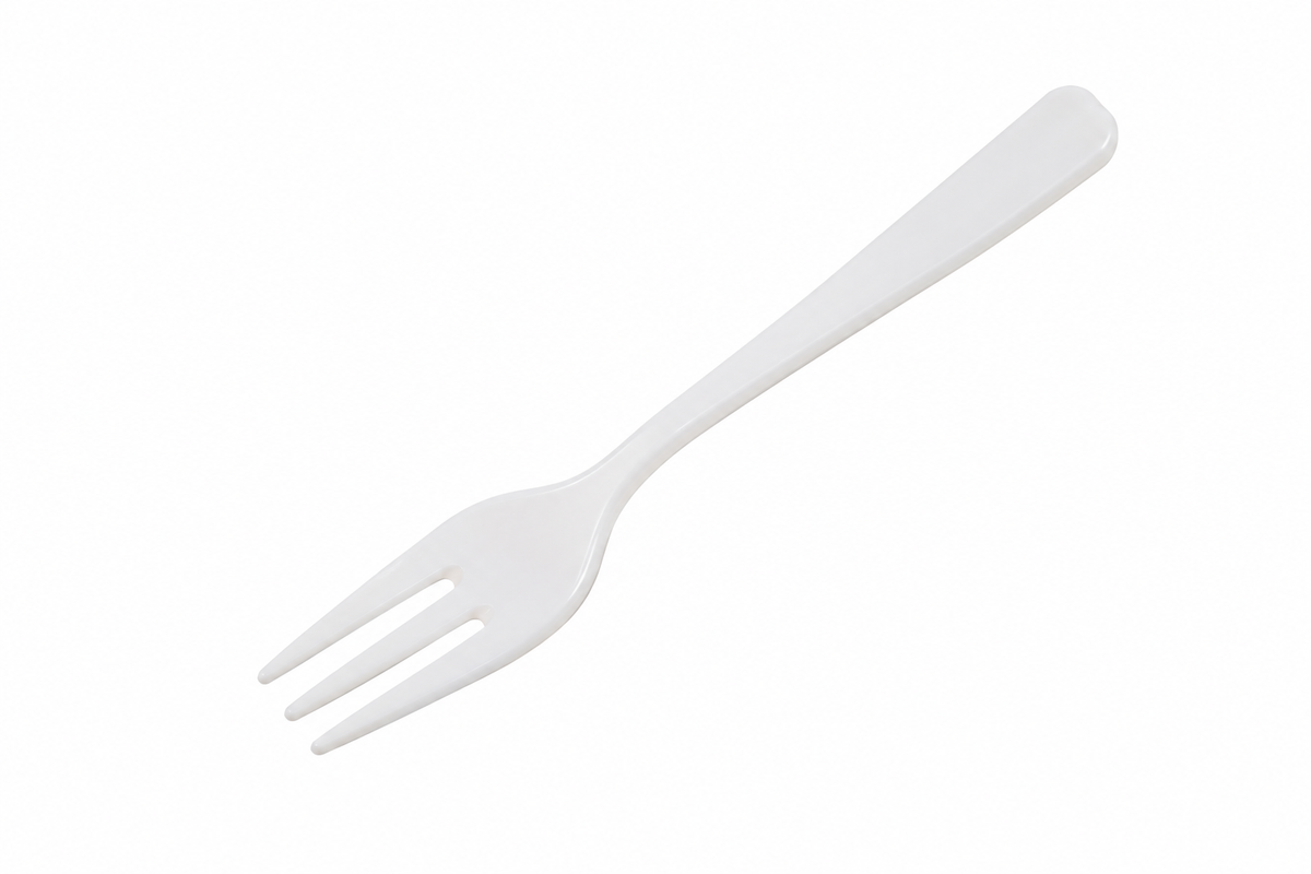 Forchettina Fingerfood Bianca - 10 cm