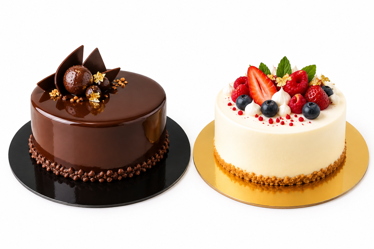 Disco Sottotorta Black&Gold - Pezzi 10
